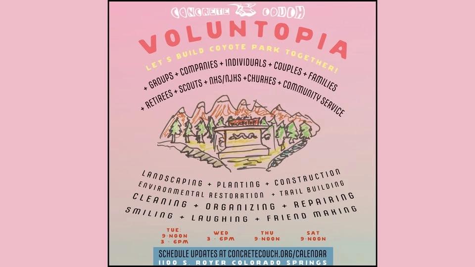 BUILD THE COYOTE - VOLUNTEER PROJECT DAY AT COYOTE PARK