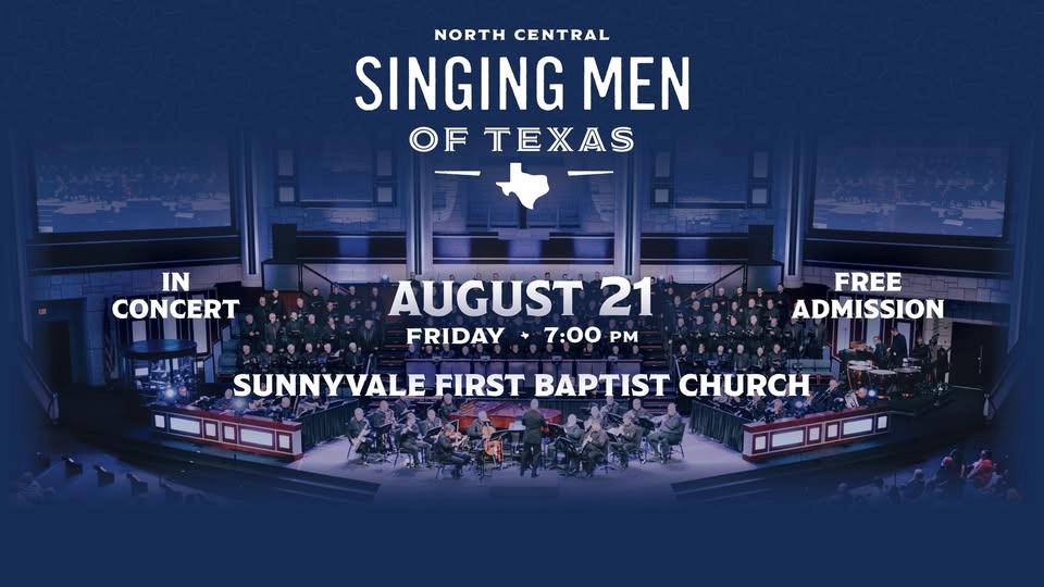 Singing Men of Texas - August 2026 Concert
