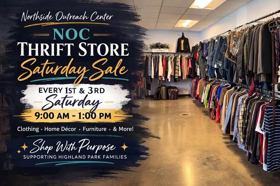 ποΈ Northside Outreach Center Thrift Store Saturday Sale!