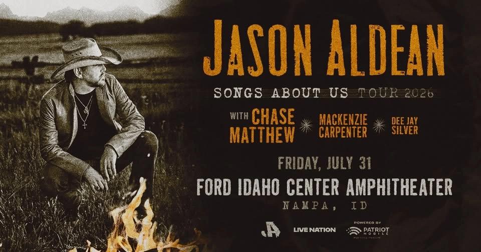 Jason Aldean Songs About Us Tour 2026