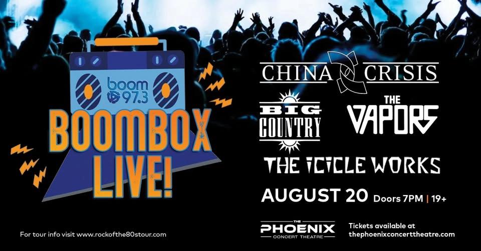 boom 97.3 Boombox Live!