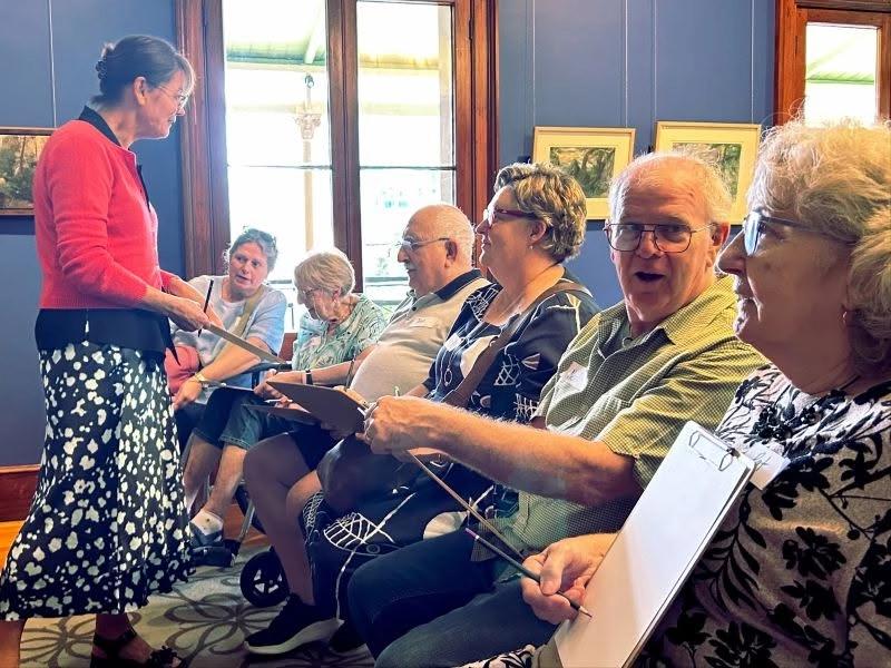 Talk and Make: Art and dementia program