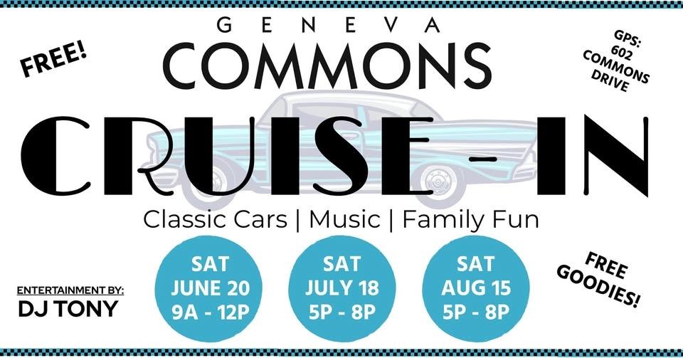 Classic Car Cruise-in at Geneva Commons