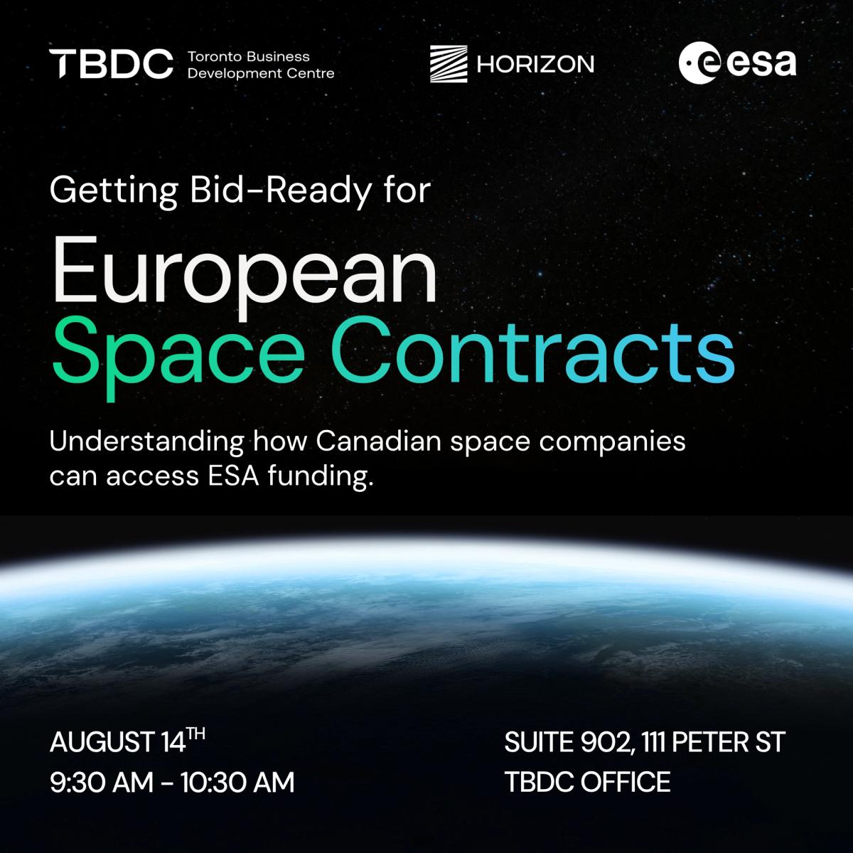 Getting Bid-Ready for European Space Contracts
