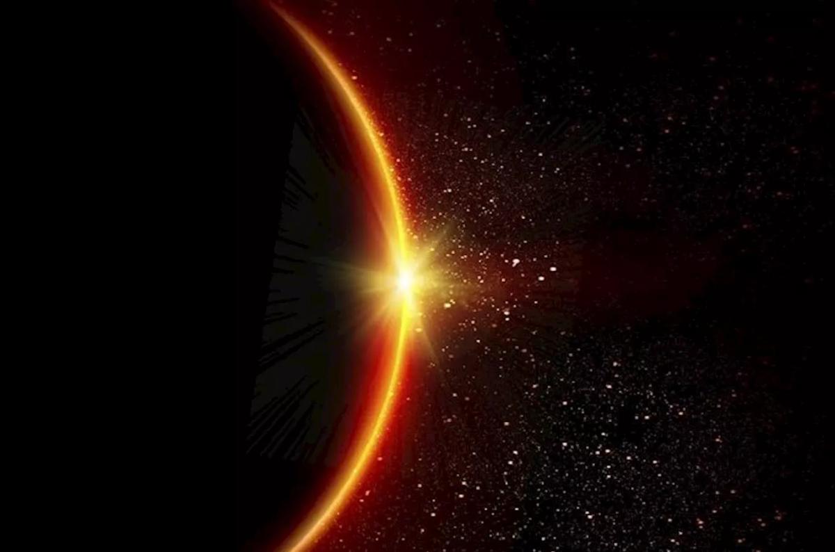 Pozorování částečného zatmění Slunce a perseidů v Ostravě