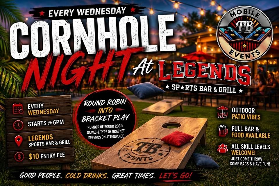 Cornhole Night @ Legends!