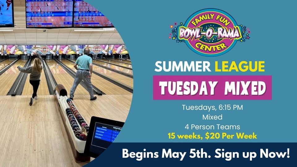 🎳 Summer Mixed Bowling League