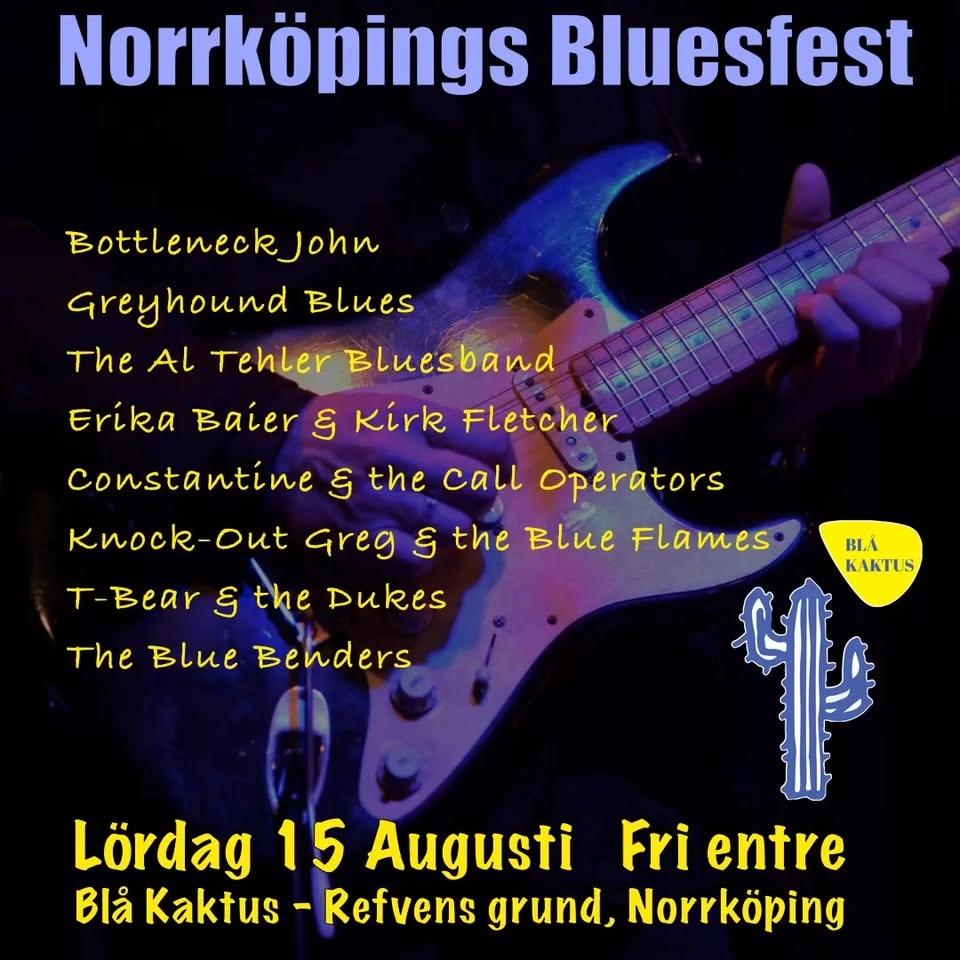 Blå Kaktus, Bluesfesten - Augustifesten i Norrköping 15/8 2026