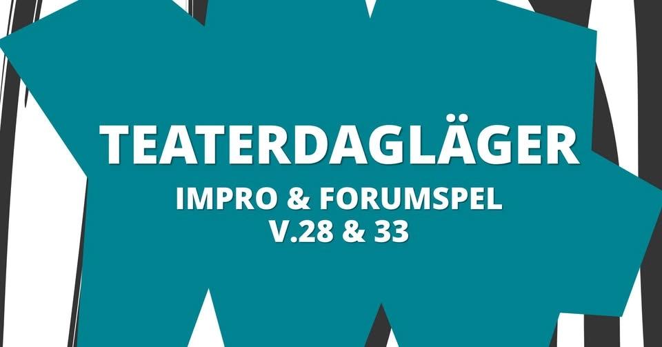 Teaterdagsläger för unga (13-20 år)
