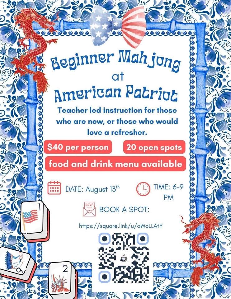 Beginner Mahjong night- instructor led