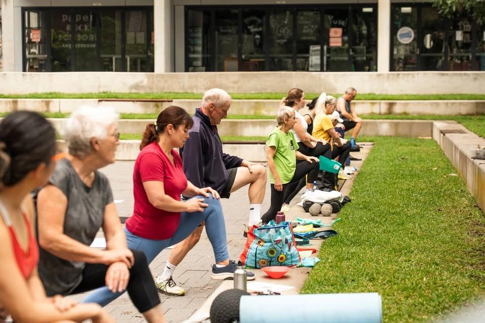 Outdoor Fitness Class at the Flour Mill