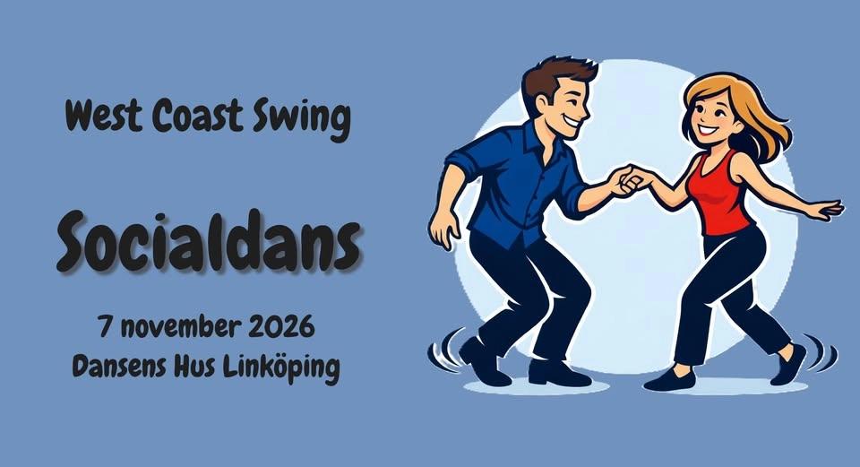 Socialdans i West Coast Swing den 7 november 2026