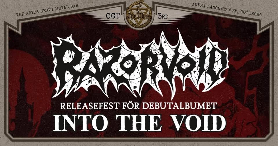 RAZORVOID Releaseparty