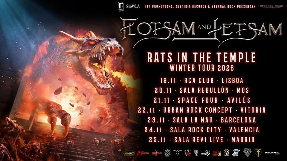 Flotsam and Jetsam - Sala La Nau (Barcelona)