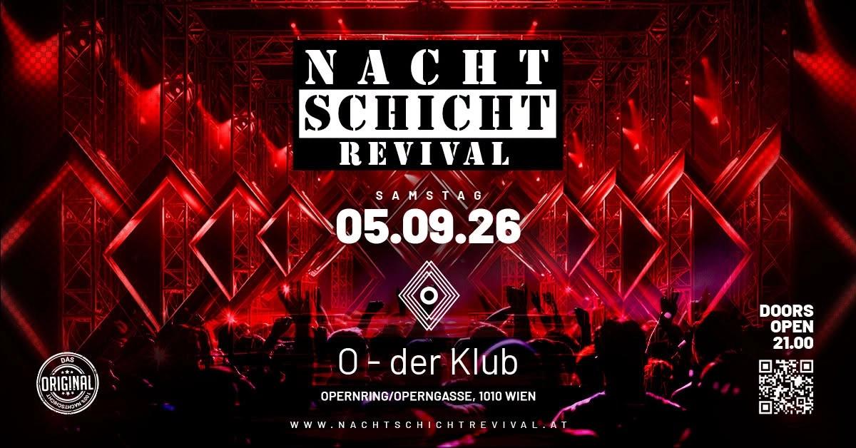NACHTSCHICHT REVIVAL - DELUXE EDITION @O-der Klub, 1010 Wien - direkt bei der Staatsoper | 3 Floors