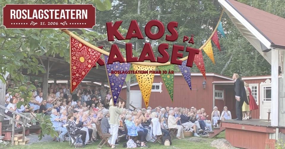 "Kaos på Kalaset!" Fars för hela familjen på Roslagsteatern