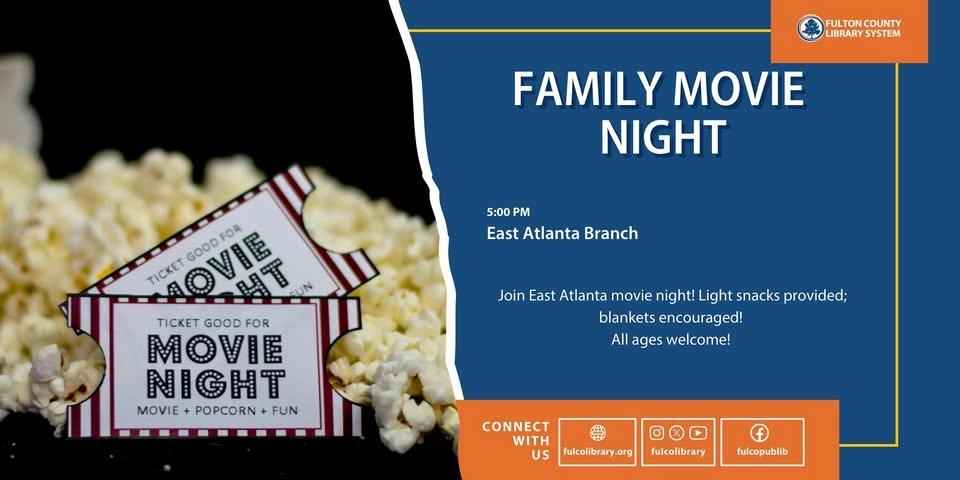 Library Lights Out! Family Movie Night