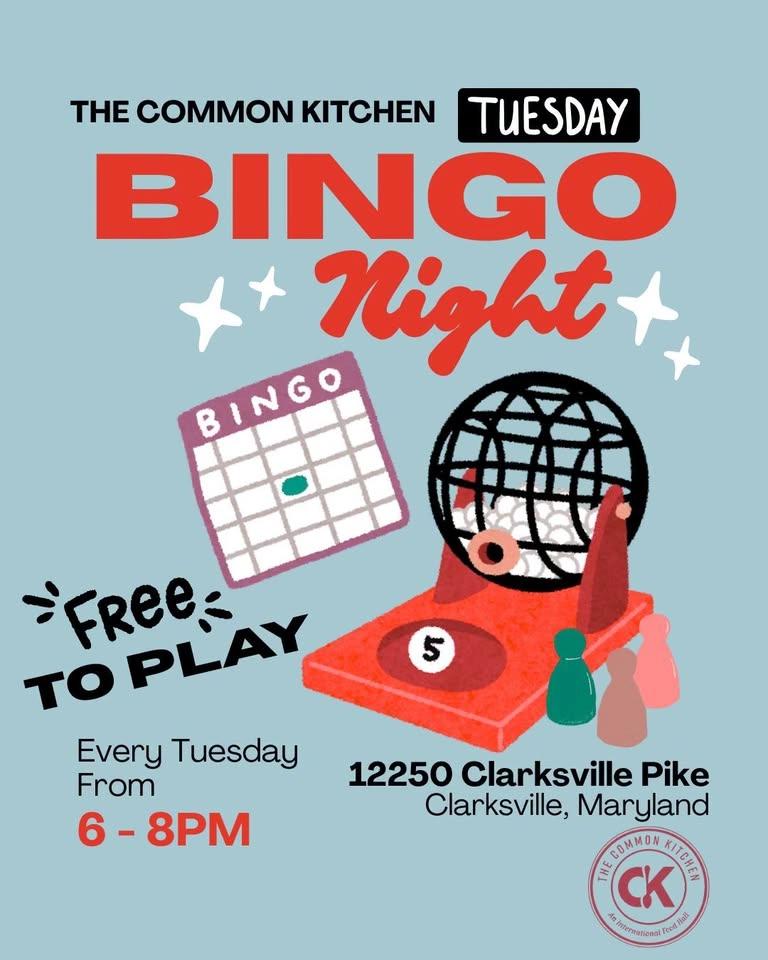 🎉 BINGO Night at The Common Kitchen 🎉