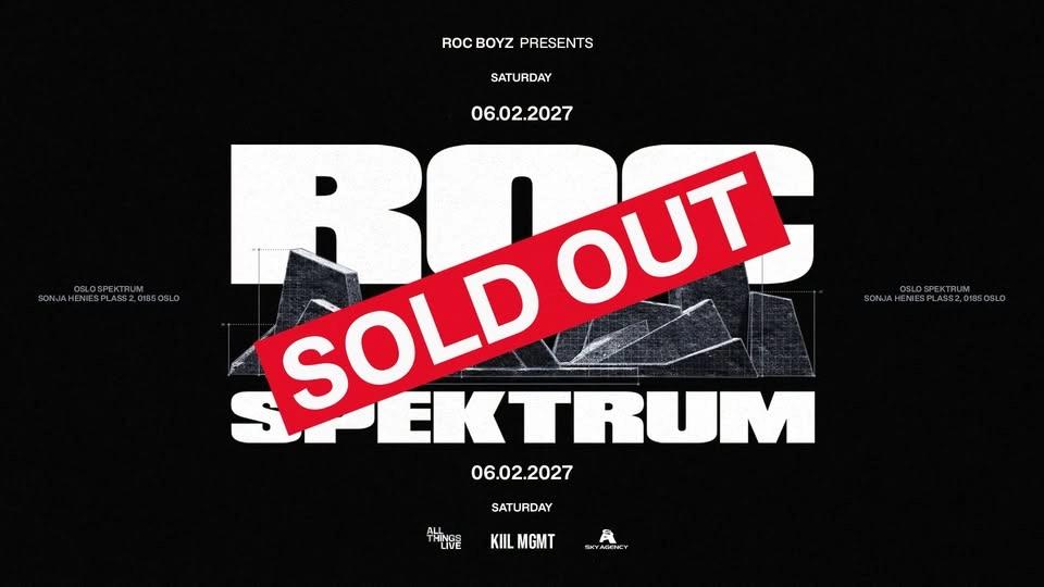 Roc Boyz // Oslo Spektrum // Pres. av All Things Live