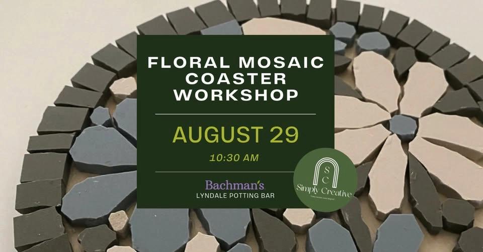 Floral Mosaic Coaster Workshop with Simply Creative