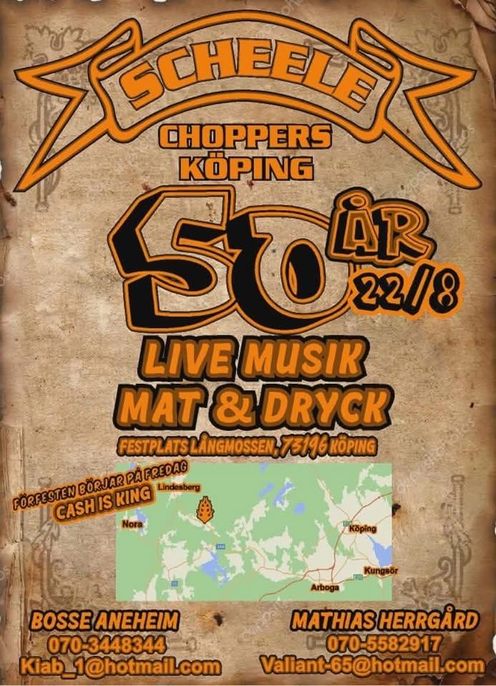 Scheele Choppers 50 årsfest