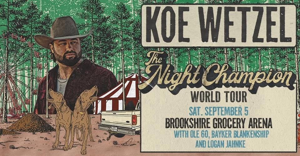 Koe Wetzel The Night Champion World Tour