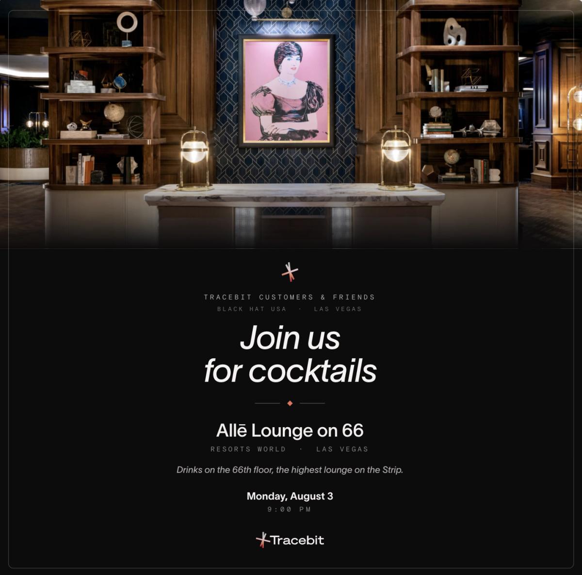 Tracebit Customer & Friends Cocktails - Black Hat USA