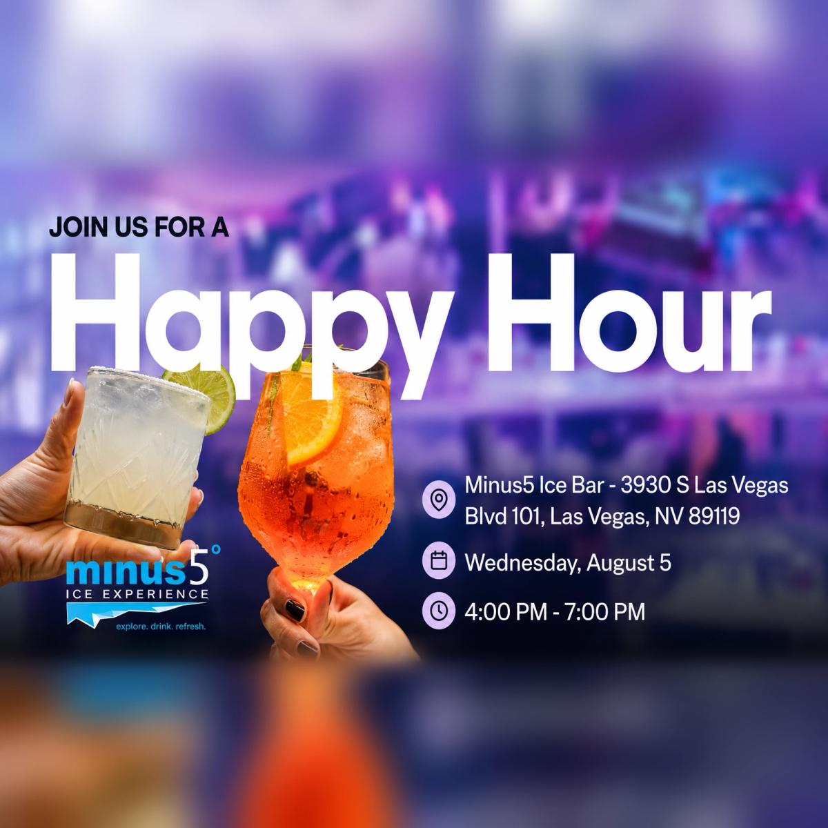 Bedrock Happy Hour @ Minus5 Ice Bar