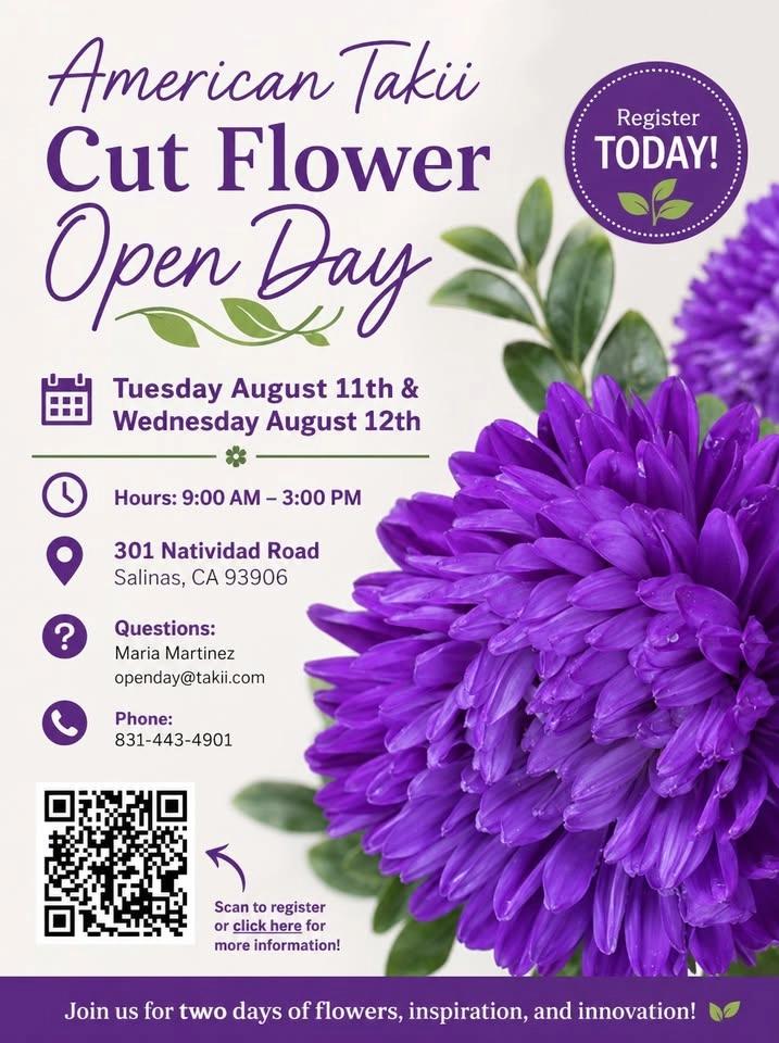 American Takii Cut Flower Open Day!