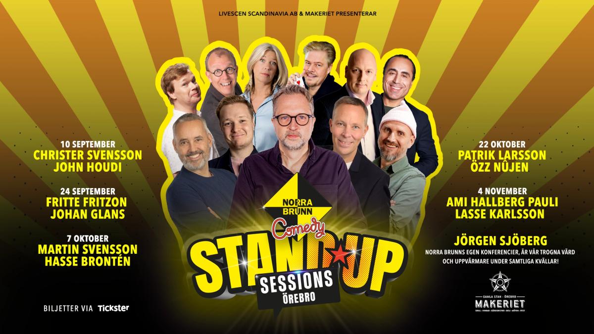 Norra Brunn Comedy Stand-up sessions