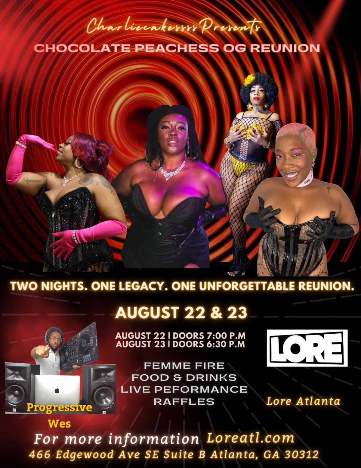 Chocolate Peaches Og: Burlesque Reunion