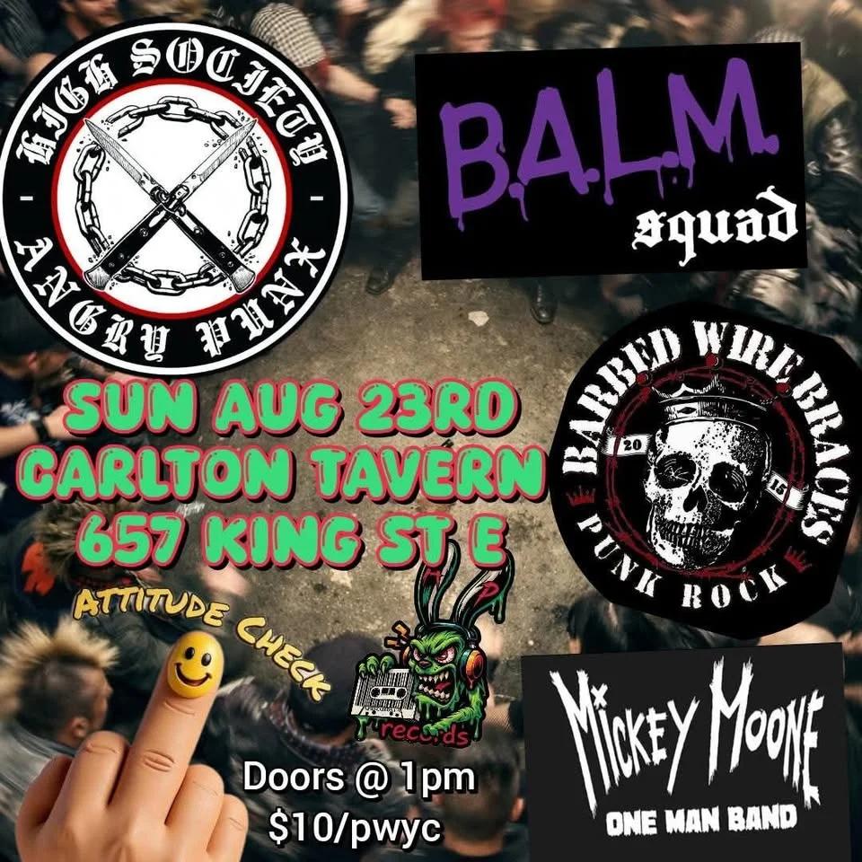 Matinee - HIGH SOCIETY, BALM SQUAD TOUR
