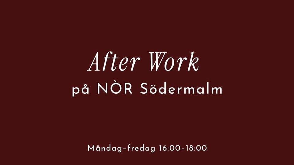 After Work pa NOR Sodermalm