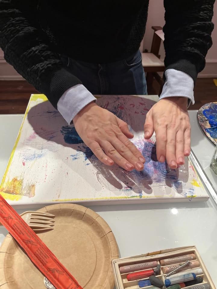 Abstract Painting & Cocktails