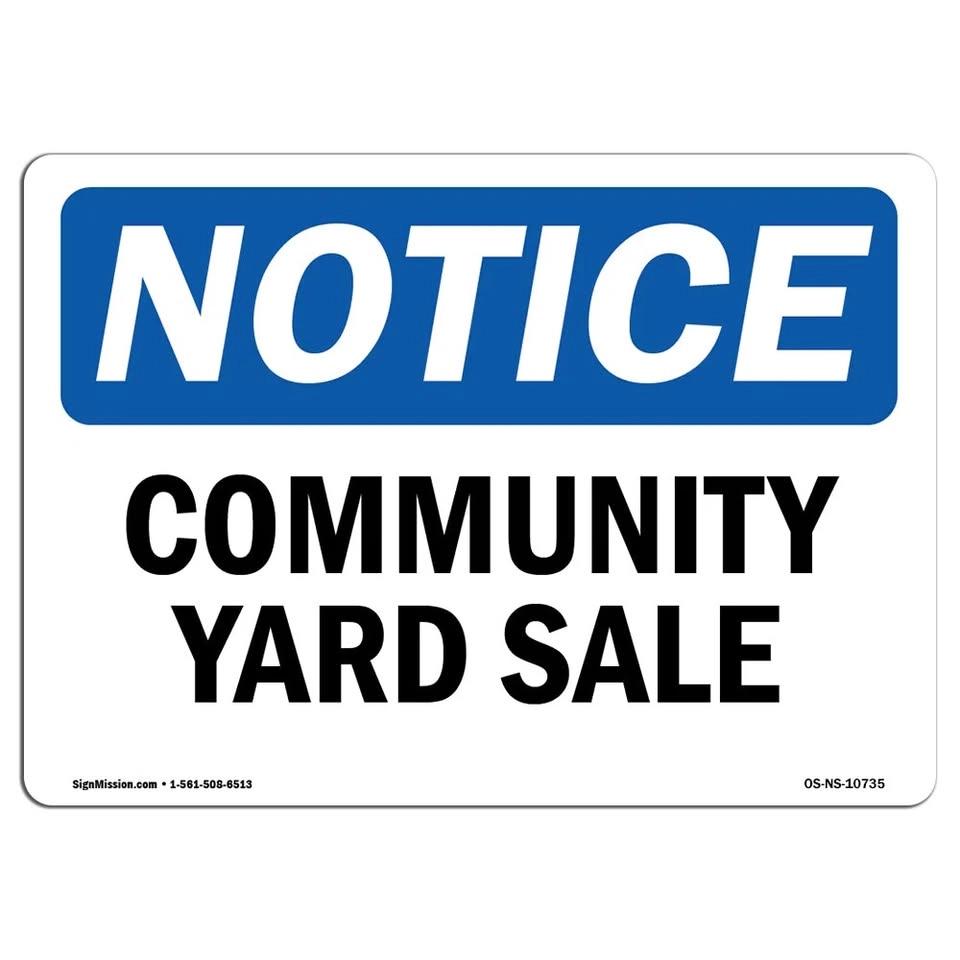 Fall Community Yard Sale