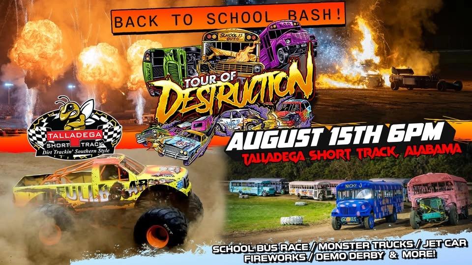 TOUR OF DESTRUCTION β TALLADEGA SHORT TRACK