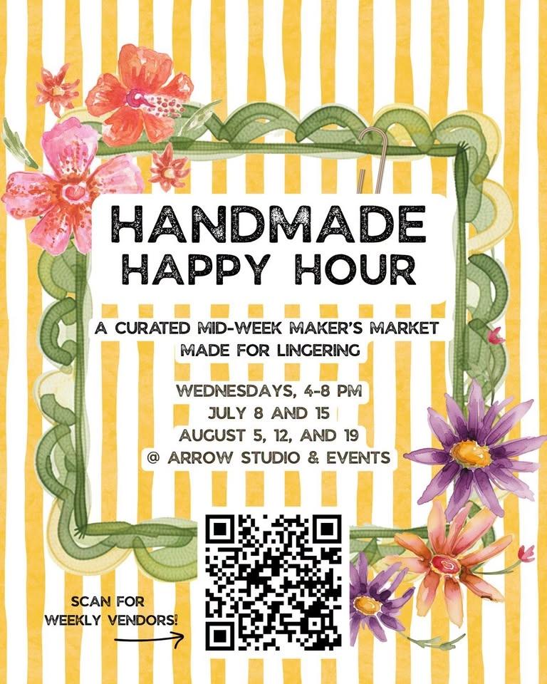 Handmade Happy Hour - August 19 - Teacher Appreciation Night