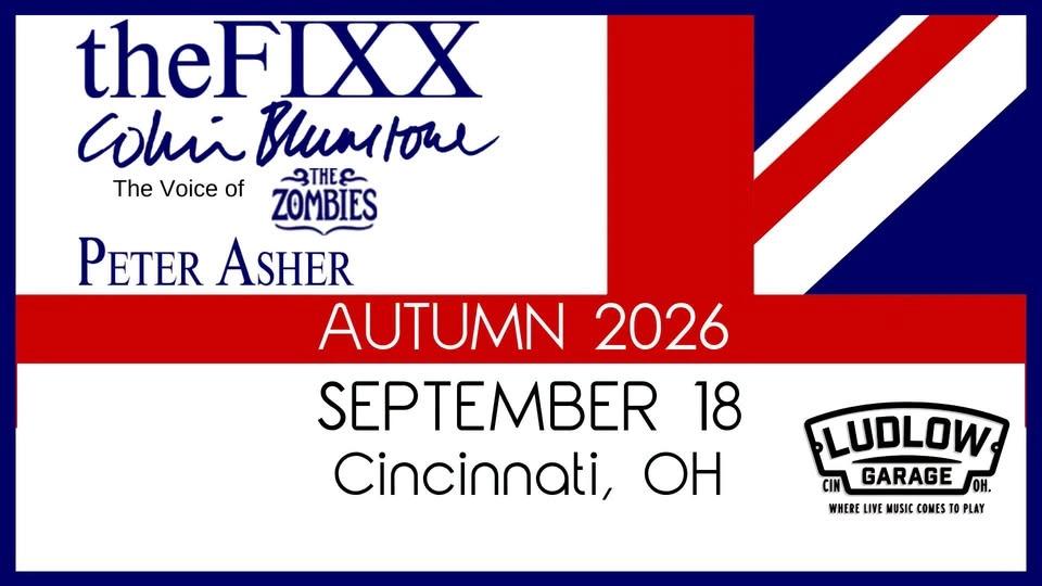 The FIXX, Colin Blunstone, and Peter Asher in Cincinnati, OH