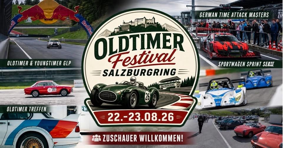 22.08.26 Oldtimer Festival Salzburgring + Time Attack + Sportwagen Sprint + Rallye + Zuschauer