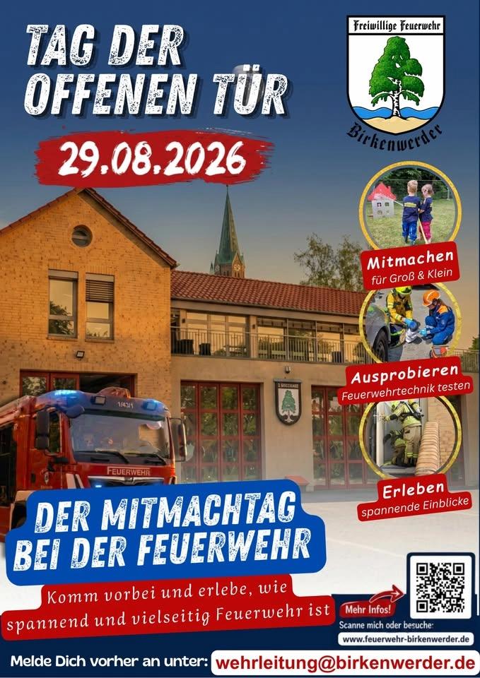 Mitmachtag bei der Freiwilligen Feuerwehr Birkenwerder