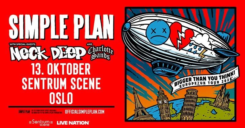 Simple Plan – UTSOLGT / Sentrum Scene / Pres. av Live Nation