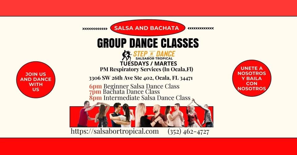Salsa and Bachata Dance Classes Tuesdays Martes