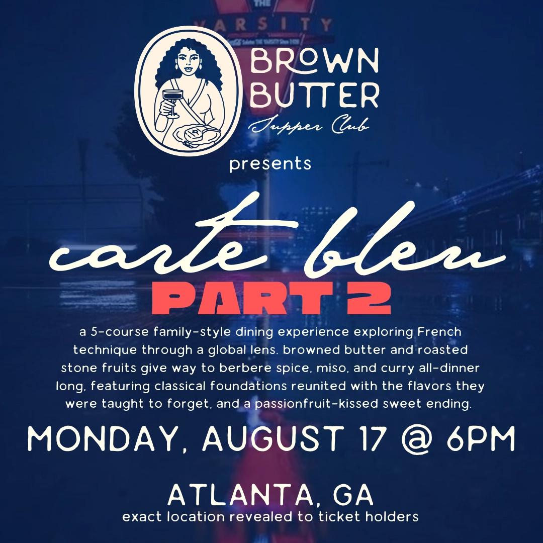 Carte Bleu: August 17 - Atlanta, GA