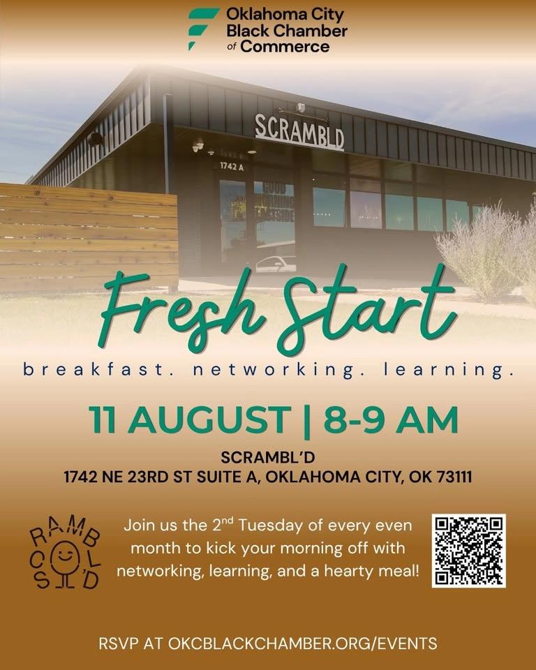 OKC Black Chamber’s Fresh Start: Networking Breakfast!