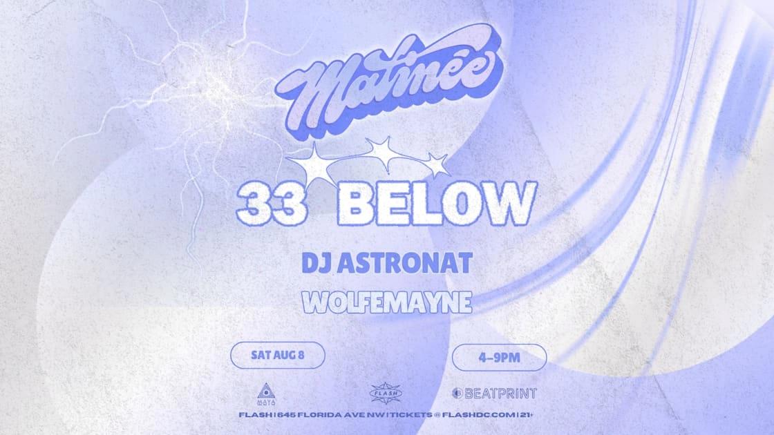Matinée Presents: 33 Below