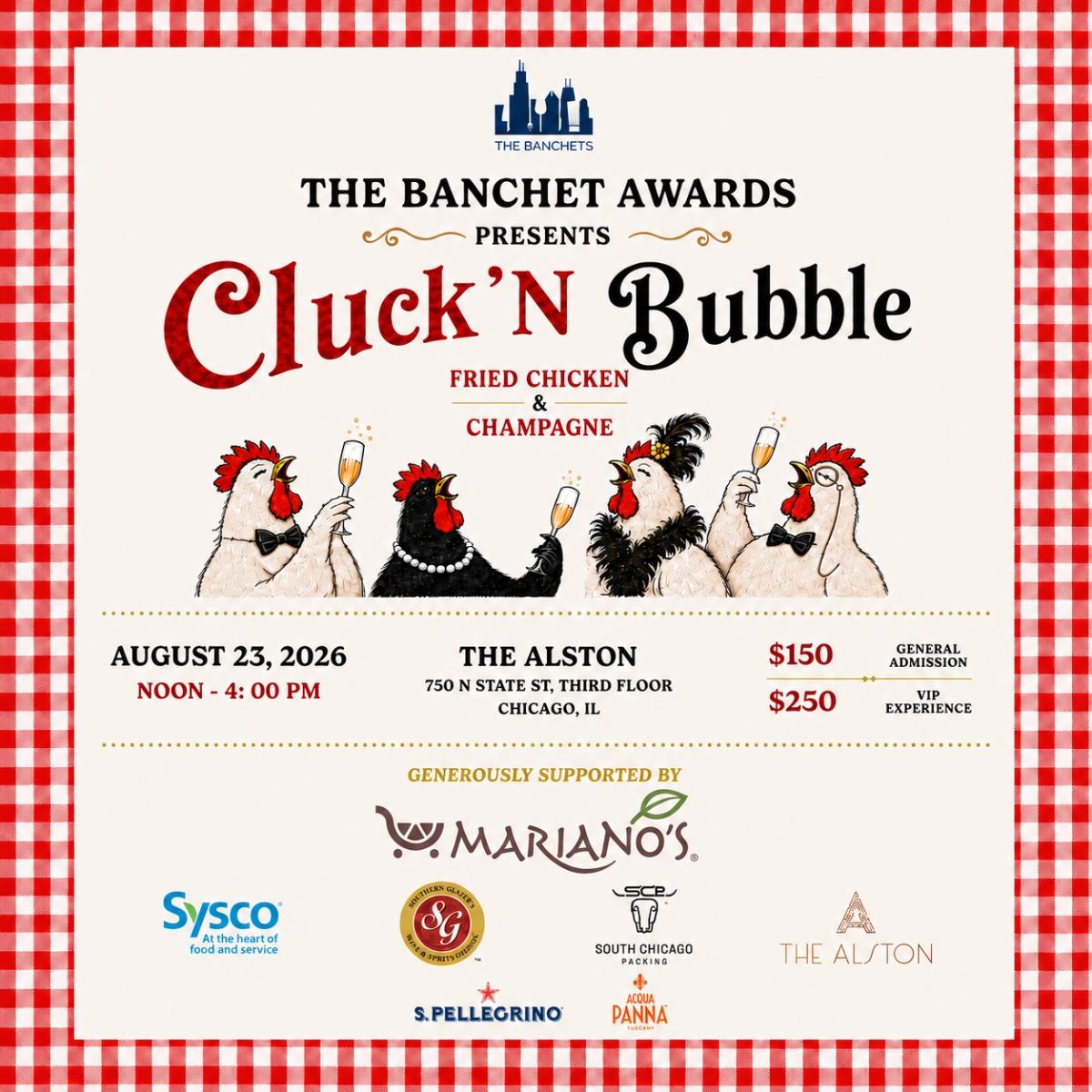 Cluck 'N Bubble Fried Chicken & Champagne Event