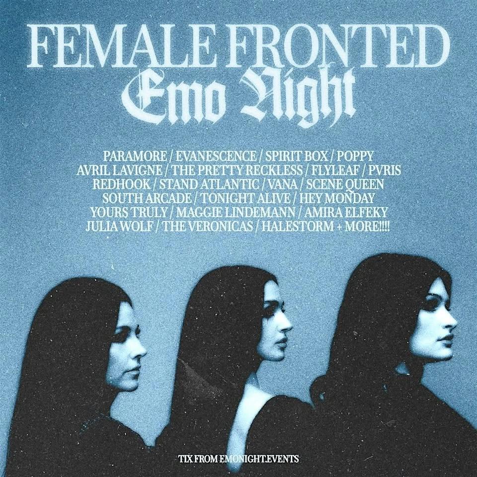 FEMALE FRONTED EMO NIGHT MELBOURNE