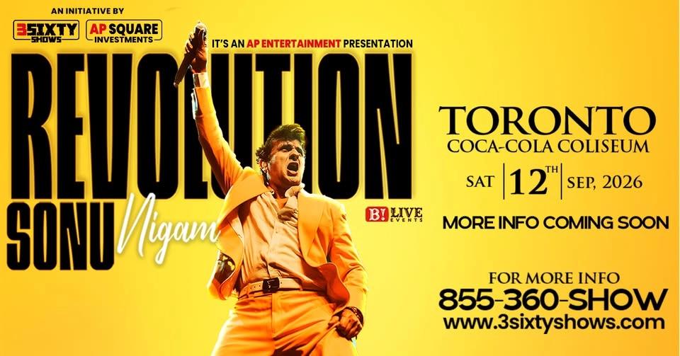 Sonu Nigam - The Revolution Tour - Toronto