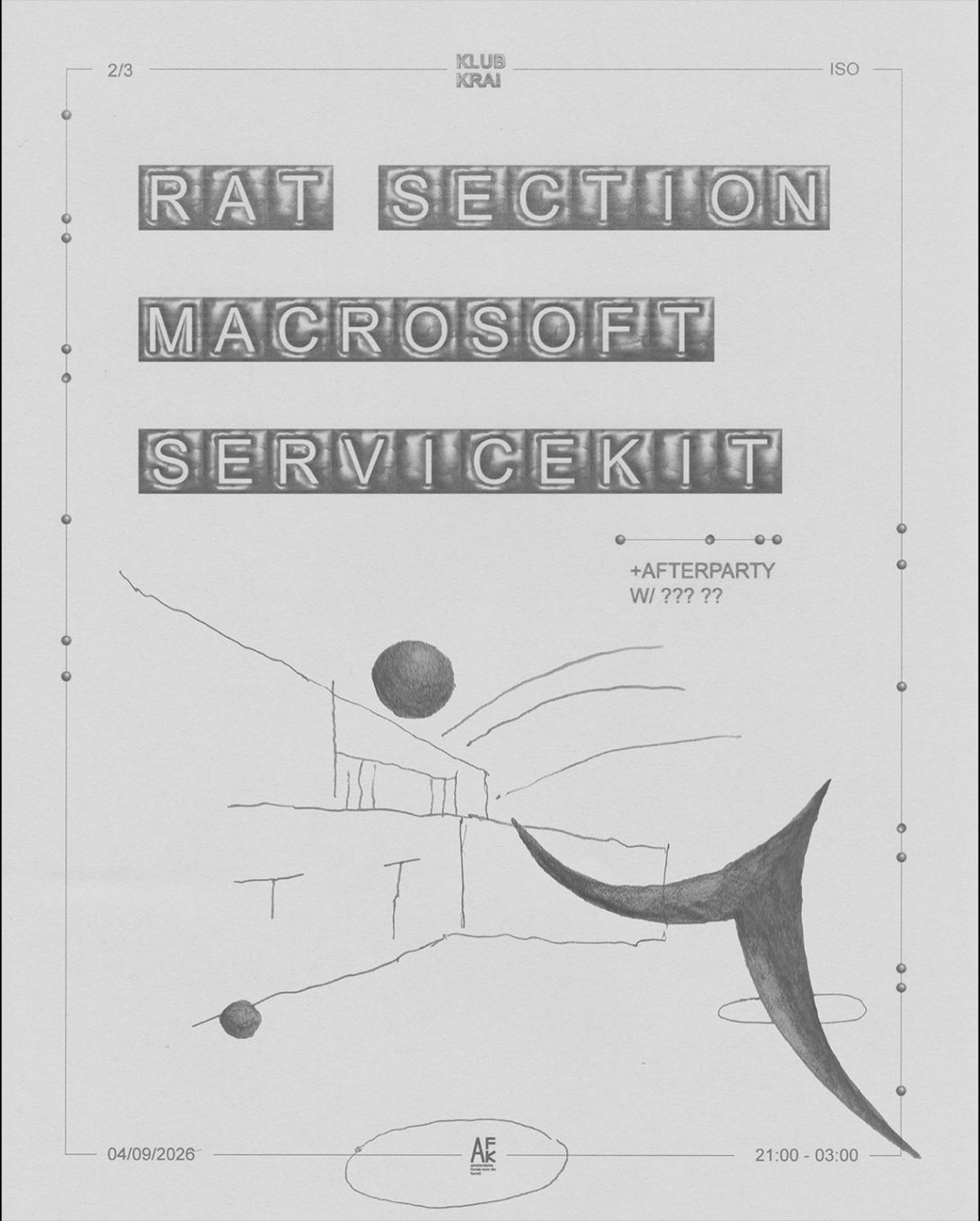 2/3 with Rat Section, Macrosoft, Servicekit