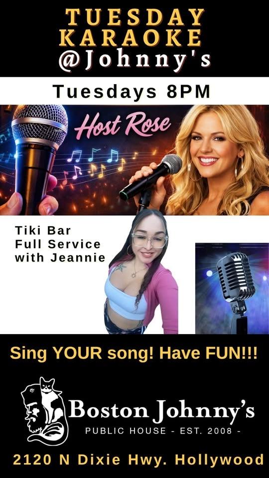 Karaoke @Boston Johnny's - Tuesdays 8:00PM